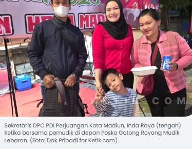 Lebaran 1447 H! Sambut Pemudik, PDI Perjuangan Kota Madiun Dirikan Posko Gotong Royong