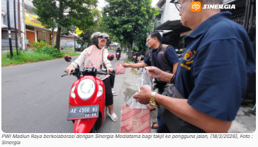 Ramadan Penuh Berkah, PWI Madiun Raya Gelar Bagi Takjil hingga Buka Puasa Bersama