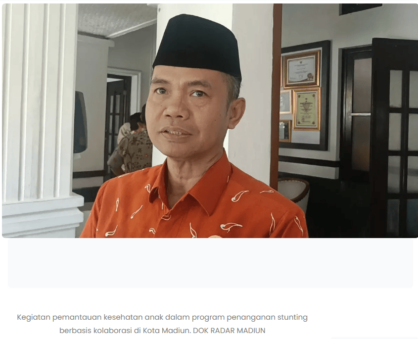 Pemkot Madiun Perkuat Penanganan Stunting Lewat Kolaborasi Lintas Sektor