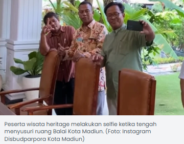 Dibuka untuk Umum, Wisata Heritage Balai Kota Madiun Diserbu Peserta