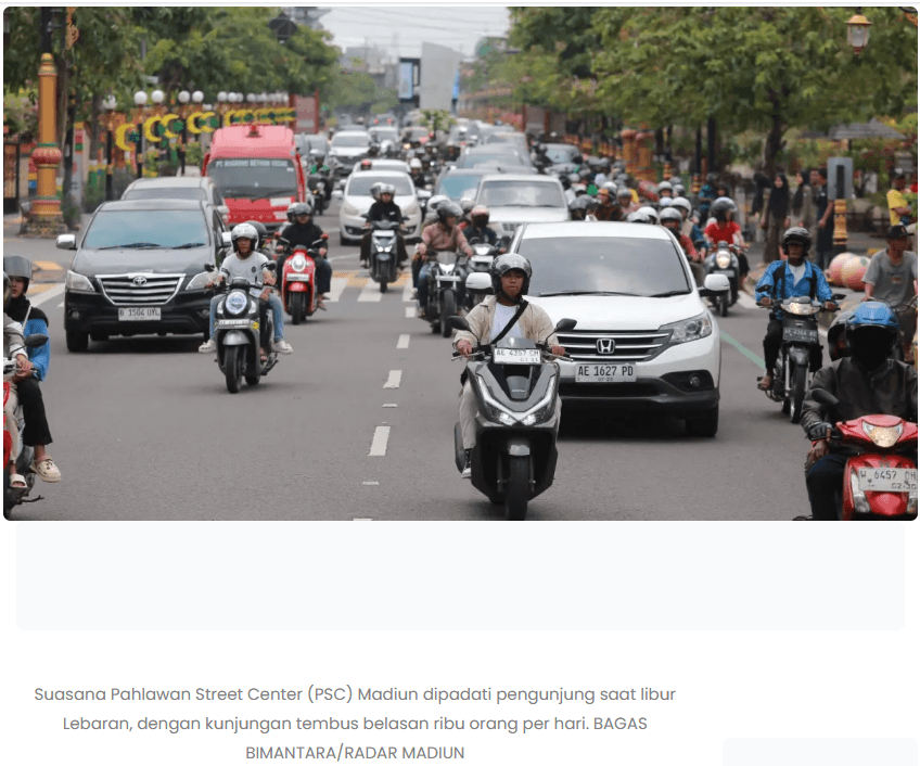 PSC Madiun Diserbu Saat Lebaran, Sehari Bisa Tembus 15 Ribu Pengunjung