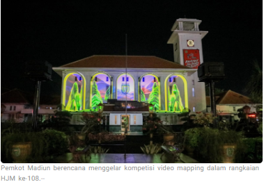 HJM ke 108, Pemkot Madiun Siapkan Kompetisi Video Mapping dan Angkat Talenta Lokal
