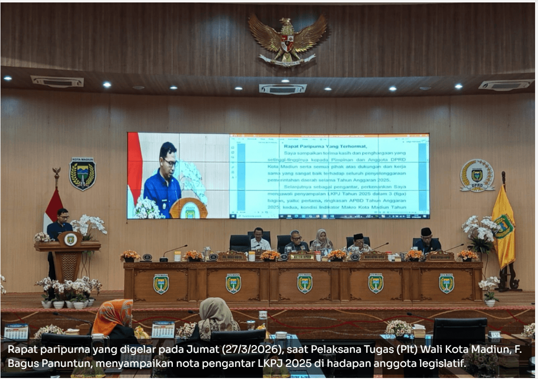 DPRD Kota Madiun Evaluasi LKPJ 2025, Soroti Penurunan Pertumbuhan Ekonomi dan Kenaikan Inflasi