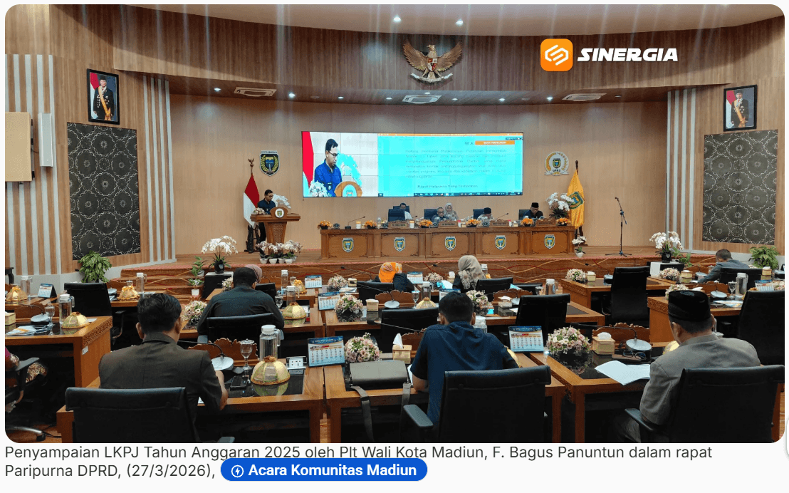 LKPJ 2025 Kota Madiun, SiLPA Tercatat Rp. 113 Miliar, Legislatif Bakal Bentuk Pansus