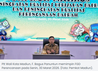 Gelar FGD Perencanaan, Plt Wali Kota Madiun Tekankan Transformasi dan Kebijakan Berbasis Data