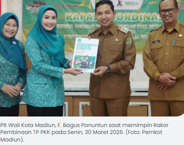 Perkuat Pembangunan, Plt Wali Kota Madiun Dorong PKK Lahirkan Program Inovatif Menuju 2027