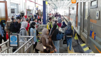 Stasiun Madiun Jadi Terpadat saat Angkutan Lebaran 2026, Ini Data Lengkap Daop 7