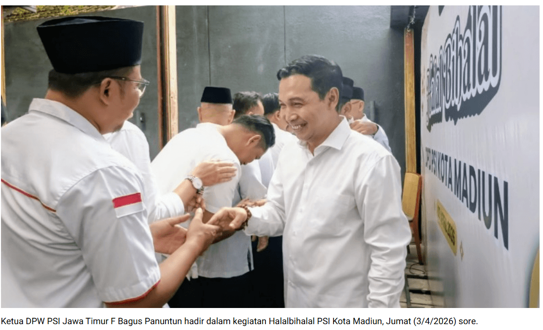 Halalbihalal PSI Kota Madiun Jadi Momentum Perkuat Sinergi dan Struktur Internal