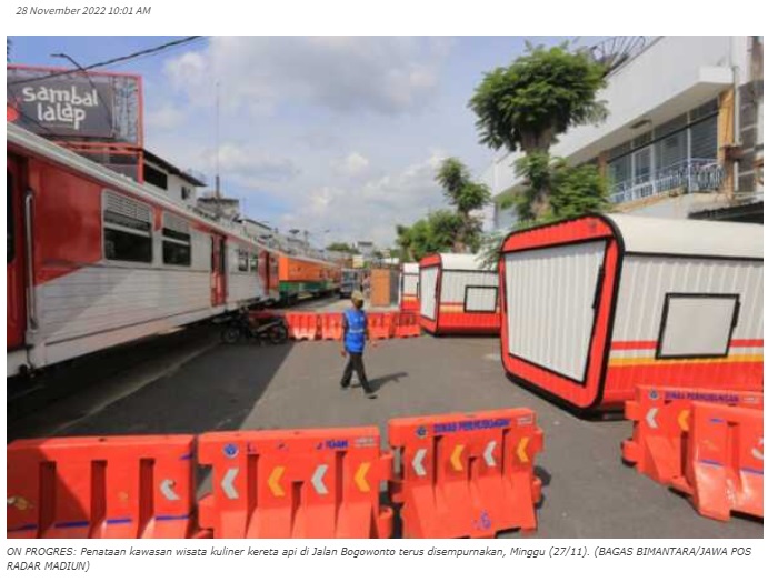 Tampilkan Nuansa Beda di Kawasan Bogowonto, Serasa Kulineran di Stasiun KA