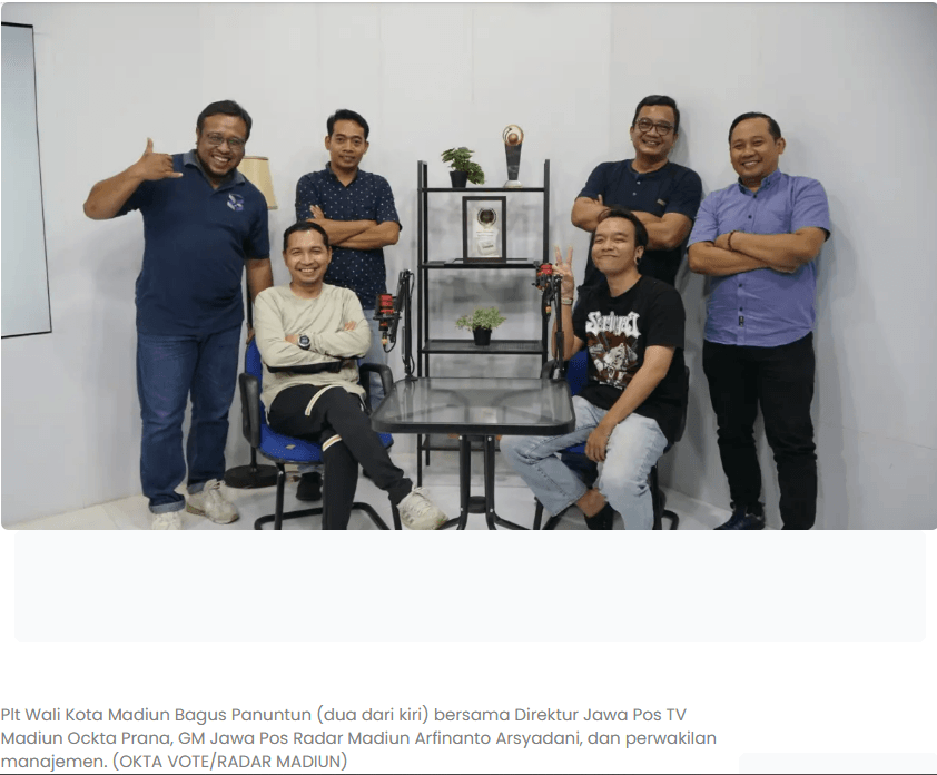 Plt Wali Kota Madiun Sambangi Jawa Pos Radar Madiun, Diskusi Hangat Bahas Beragam Isu Perkotaan
