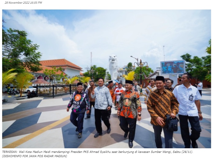 Presiden PKS Berkunjung ke PSC, Dukung Penuh Kebijakan dan Kepemimpinan Maidi