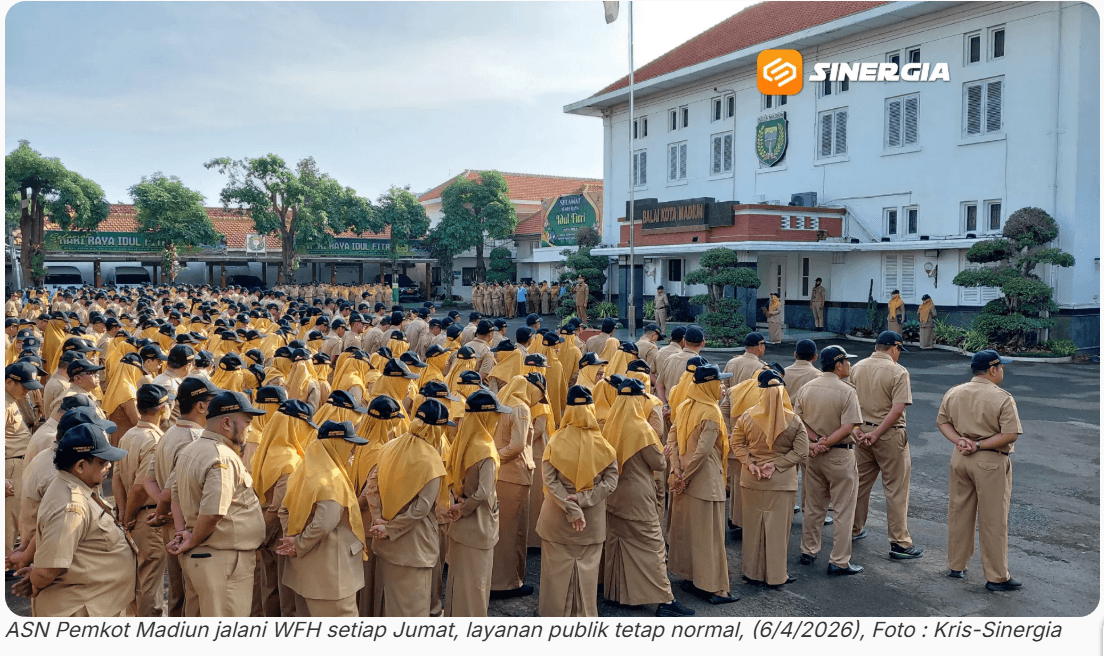 Evaluasi Program 2026, Pemkot Terapkan WFH ASN Setiap Jumat, Bersepeda hingga Manfaatkan Kendaraan Umum