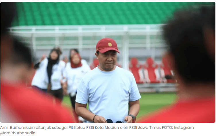 Kursi Ketua PSSI Kota Madiun Terisi, Amir Burhannudin Jadi Plt