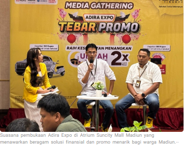 Adira Expo Suncity Mall Madiun: Tebar Promo Bunga Ringan hingga Undian Umrah Gratis