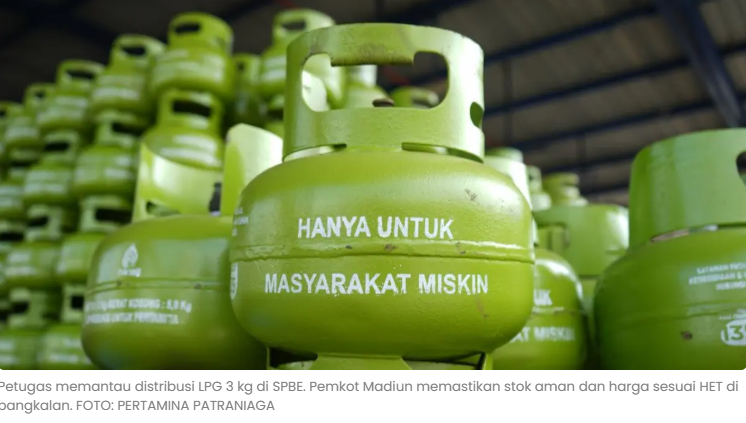 Monev LPG 3 Kg di Madiun, Pemkot Pastikan Stok Aman dan Harga Sesuai HET