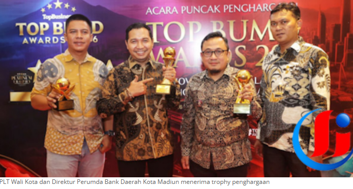 Perumda Bank Daerah Kota Madiun Kembali Raih TOP BUMD Award 2026