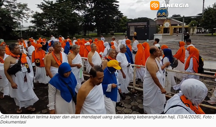 227 Calon Jemaah Haji Kota Madiun Terima Uang Saku 750 Riyal, Permudah Pembayaran Dam