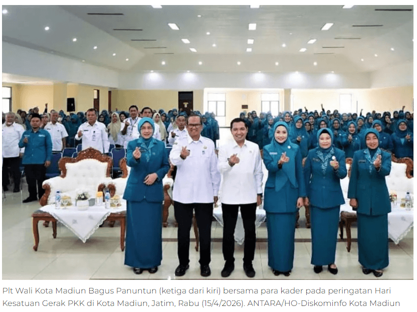 Plt Wali Kota Madiun ajak kader PKK dukung pembangunan SDM daerah