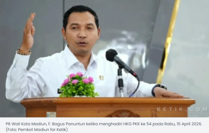 Hadiri HKG PKK, Plt Wali Kota Madiun Tekankan Penguatan SDM Berbasis Keluarga