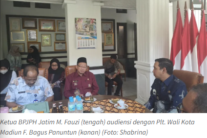 Balai Penyelenggara Jaminan Produk Halal Jatim Audiensi dgn Plt. Wali Kota Madiun