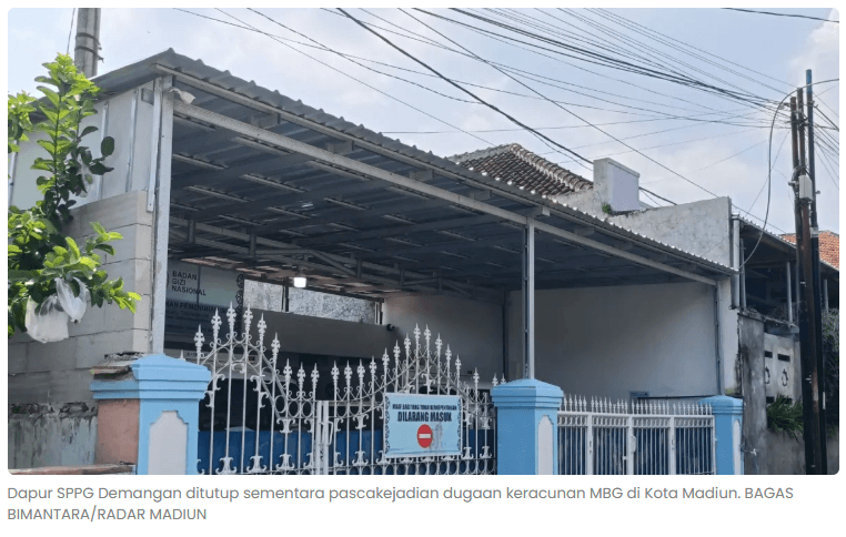 Kasus Keracunan MBG Madiun Disorot DPRD, Pengawasan Higienitas Diminta Diperketat