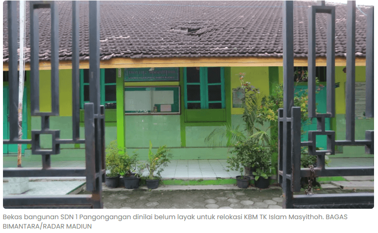 Relokasi TK Islam Masyithoh, Pemkot Madiun Tawarkan Bekas SDN 2 Rejomulyo