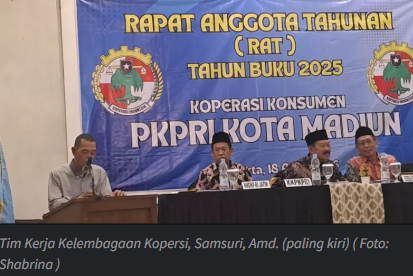 DisnakerKUKM Kota Madiun Mengapresiasi Kinerja Pengurus dan Pengawas PKPRI