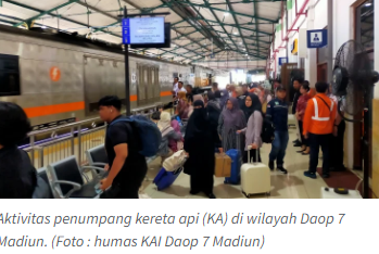 KAI Daop 7 Madiun Catat Jutaan Pelanggan di Awal 2026