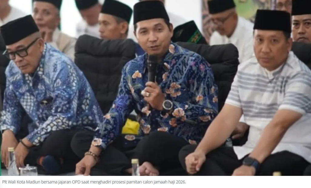 227 CJH Kota Madiun Berpamitan, Siap Berangkat ke Tanah Suci 27 April 2026