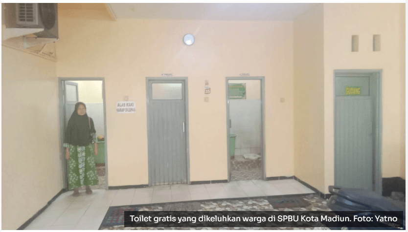 Kebersihan Menurun, Warga Keluhkan Toilet Gratis di SPBU Kota Madiun