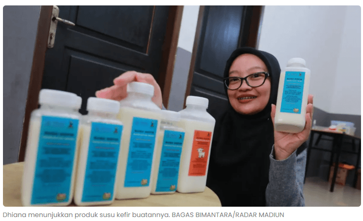 Kefir Madiun Laris Manis, Berawal dari Pengalaman Sakit