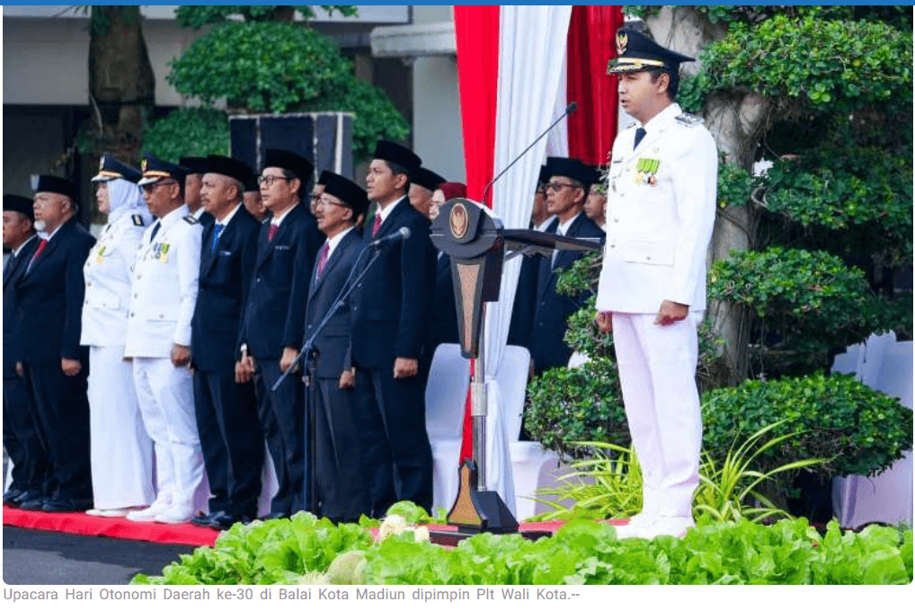 Peringatan Hari Otonomi Daerah Ke-30, Pemkot Madiun Tekankan Sinergi dan Kesejahteraan