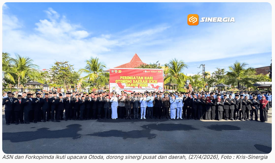 Sinkronisasi Program Pusat Daerah dan Efisiensi Anggaran Jadi Sorotan di Hari Otoda ke 30