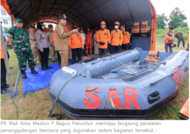 Apel Kesiapsiagaan Bencana 2026, Pemkot Madiun Perkuat Simulasi Penanganan