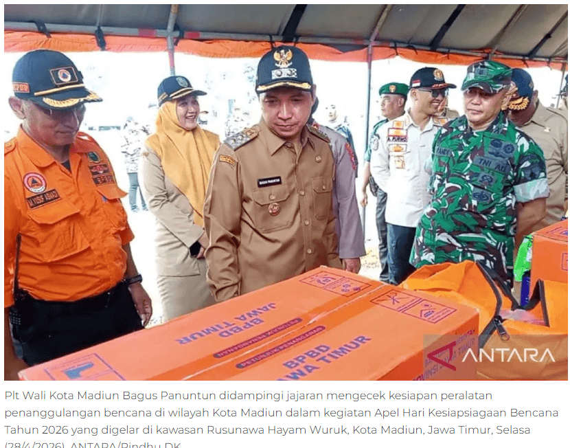 Pemkot Madiun siaga dan tangguh hadapi potensi bencana alam dan non-alam