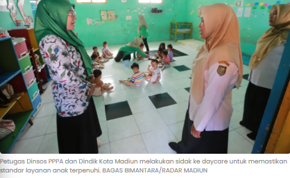 Pemkot Madiun Perketat Pengawasan Daycare, Pastikan Layanan Standar Anak