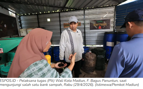Dukung Bank Sampah, Pemkot Madiun Sediakan Outlet Produk Daur Ulang di PSC