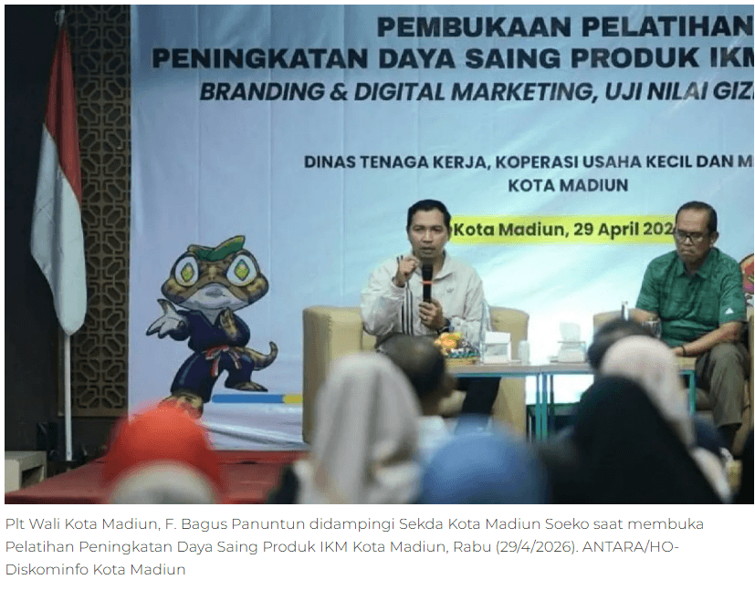 Pemkot Madiun beri pelatihan untuk dorong pelaku IKM naik kelas