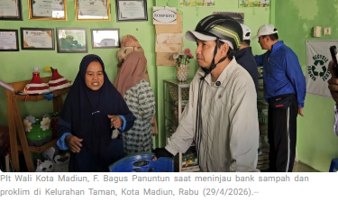 Pemkot Madiun Perkuat Bank Sampah dan Proklim, Disiapkan Jadi Motor Ekonomi Kreatif
