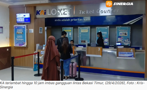 Keterlambatan KA di Daop 7 Madiun Lebih dari 10 Jam Imbas Insiden Bekasi Timur