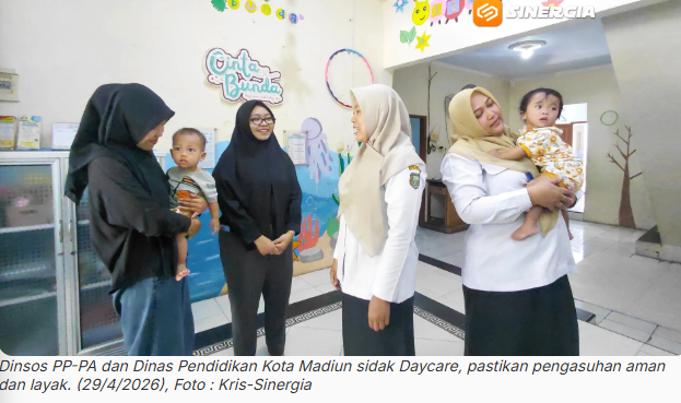 Viral Kasus Daycare Yogyakarta, Dinsos PP-PA dan Dindik Kota Madiun Sidak dan Lakukan Pembinaan Daycare