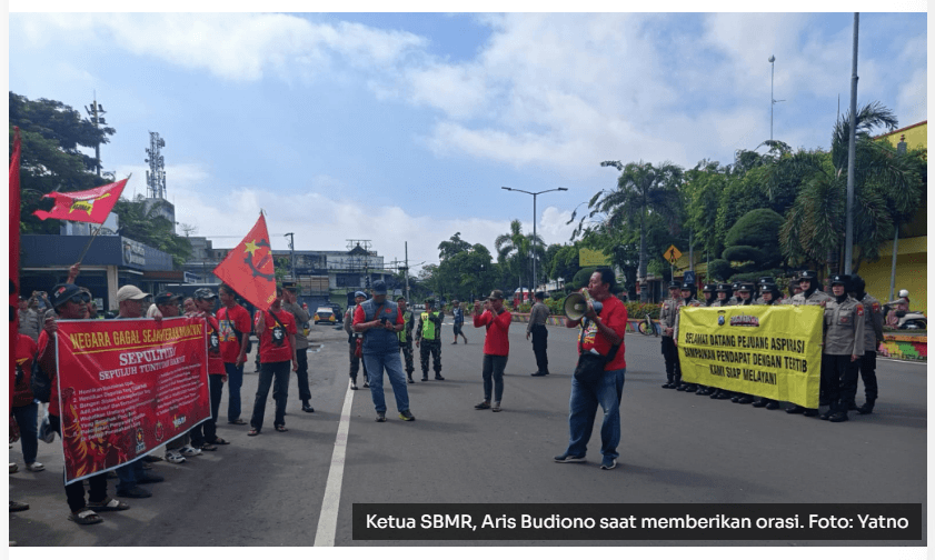 May Day 2026 di Kota Madiun: SBMR Angkat Isu Ojol, PKL, dan Desak Kepastian Usaha