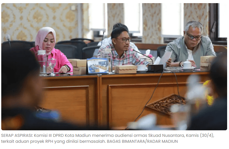 Proyek RPH Kota Madiun Disorot, DPRD Siapkan Sidak Usai Terima Aduan Warga