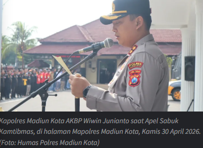 Jaga Keamanan Masyarakat, Polres Madiun Kota Gandeng Perguruan Pencak Silat