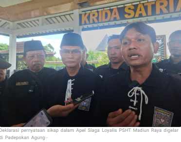 Loyalis PSHT Madiun Raya Deklarasi Sikap Jelang Suro 2026, Soroti Polemik dan Keamanan