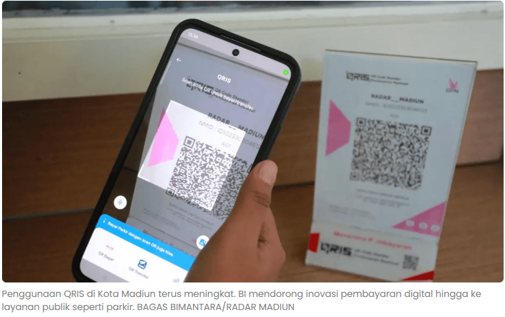 BI Dorong QRIS untuk Parkir di Madiun, Transaksi Non-Tunai Makin Meluas