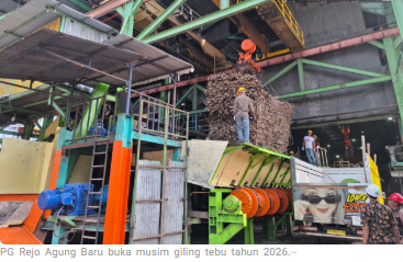 PG Rejo Agung Baru Madiun Buka Musim Giling 2026, Prioritaskan Kemitraan dan Kelancaran Pembayaran Petani