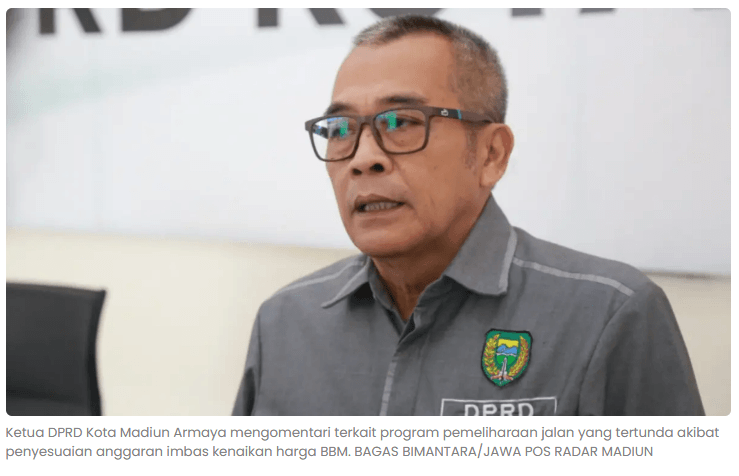 Kenaikan BBM Nonsubsidi Ganggu Proyek Infrastruktur Kota Madiun