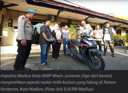Sempat Viral, Polres Madiun Kota Ungkap Curanmor di Taman Bantaran