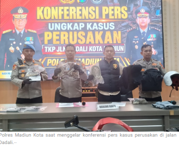 9 Remaja Pelaku Perusakan Rumah Warga Jalan Dadali Madiun Kota Ditangkap Polisi